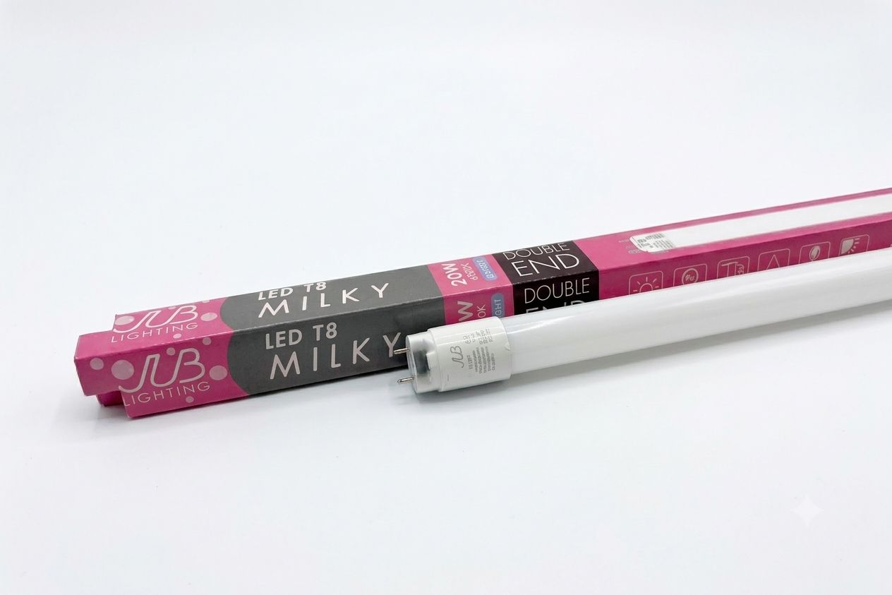 หลอดไฟ แอลอีดี T8 รุ่น MILKY 20W เดย์ไลท์ (แสงขาว)